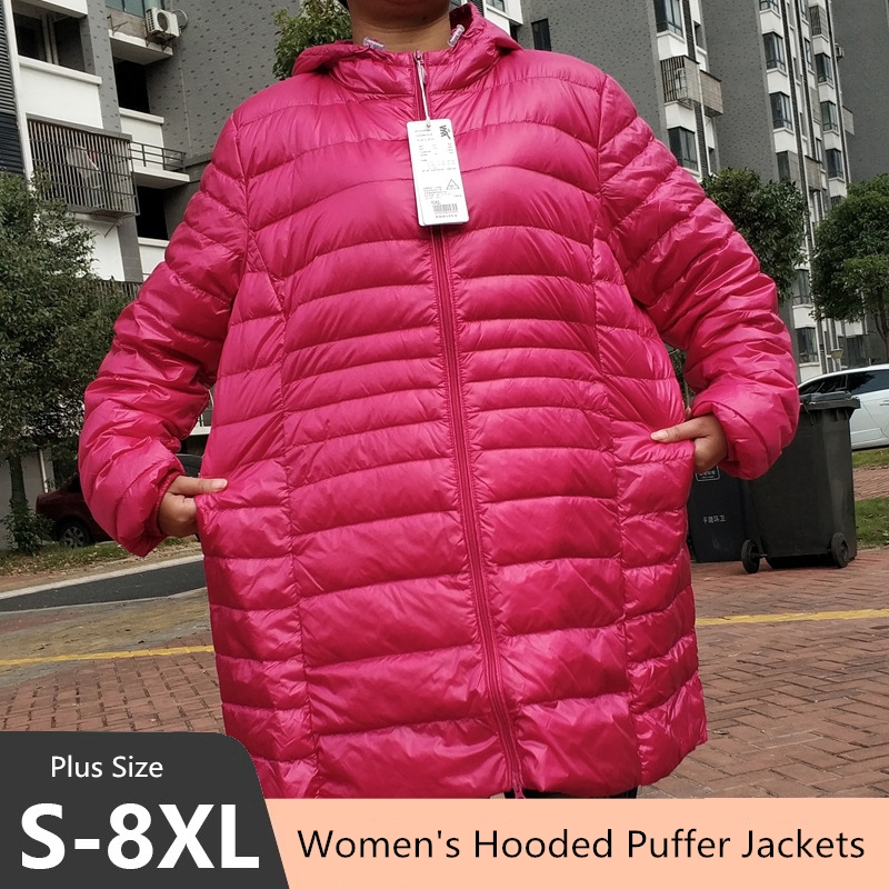 Winter Clothing Plus Size - Vestes bouffantes à capuche pour femmes,