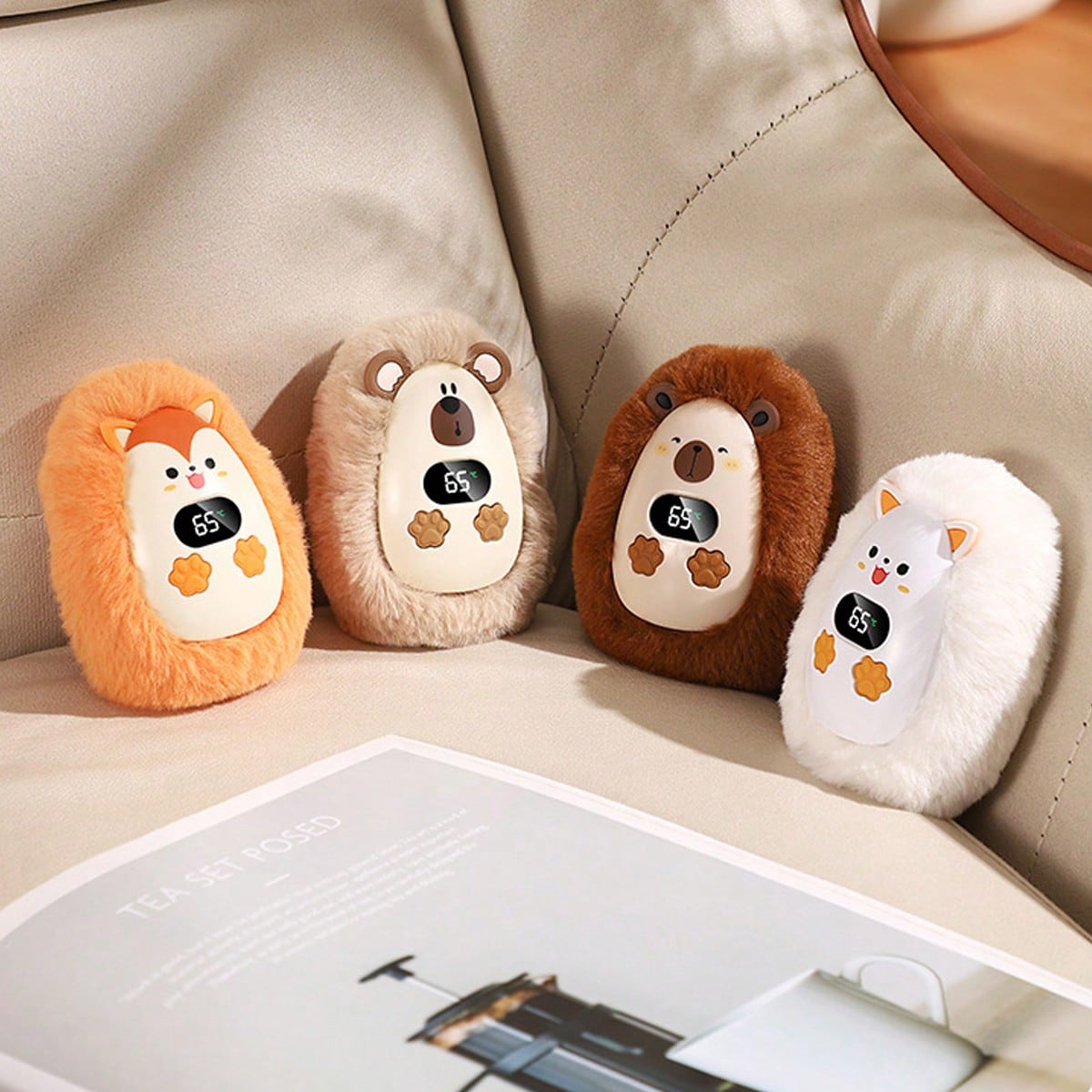 Hand Warmer Reusable - Mini chauffe-mains réutilisables en peluche pour