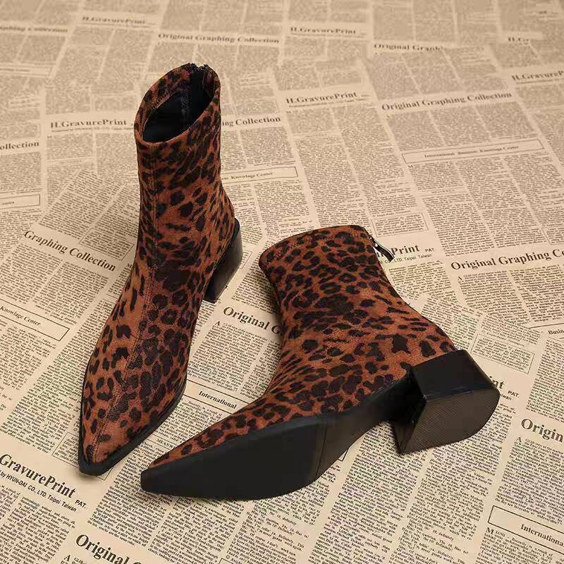 Winter Clothing Ladies - Nouvelles bottines modernes à talon bas