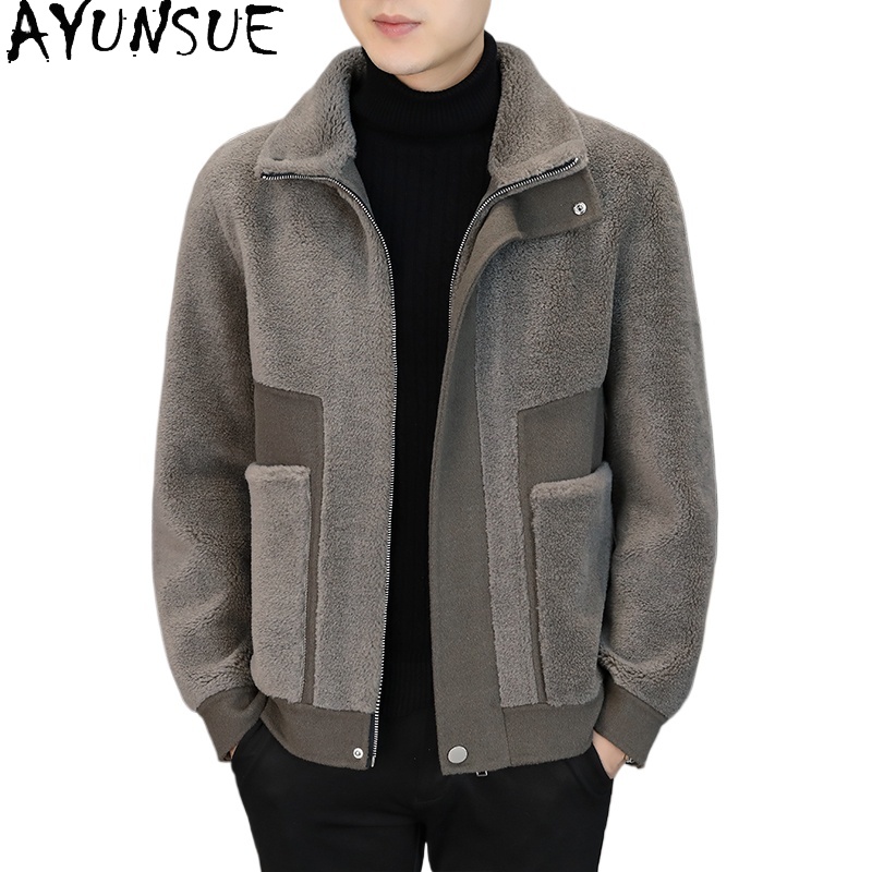 Warm Winter Clothing - AYUNSUE hiver 100% laine manteaux pour