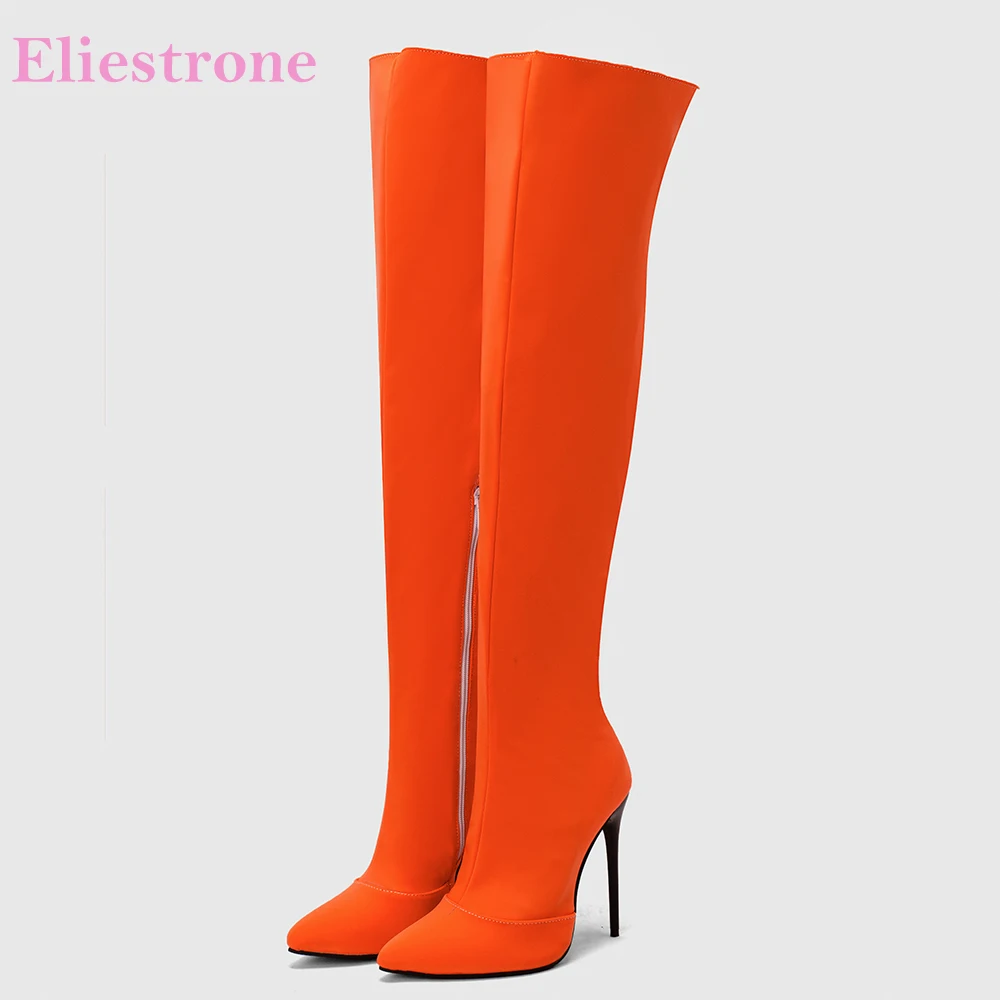 Winter Clothing Ladies - Nouveau hiver Glamour Orange jaune femmes