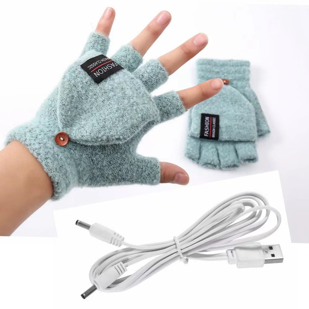 Hand Warmer Reusable - Gants chauffants électriques chauffe-mains mitaines chauffantes