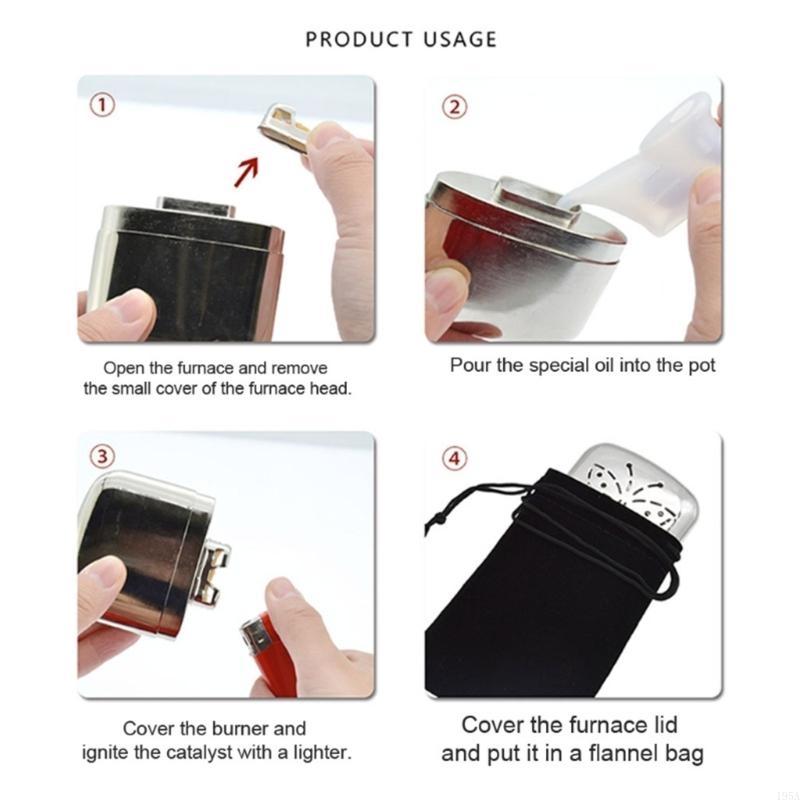 Hand Warmer Reusable - Chauffe-mains poche en alliage Zinc, 2