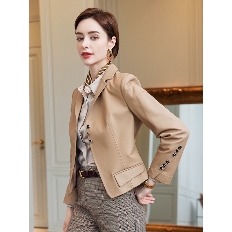 Veste courte et Slim en cuir p - Quality Winter Clothing Jacket avis et prix