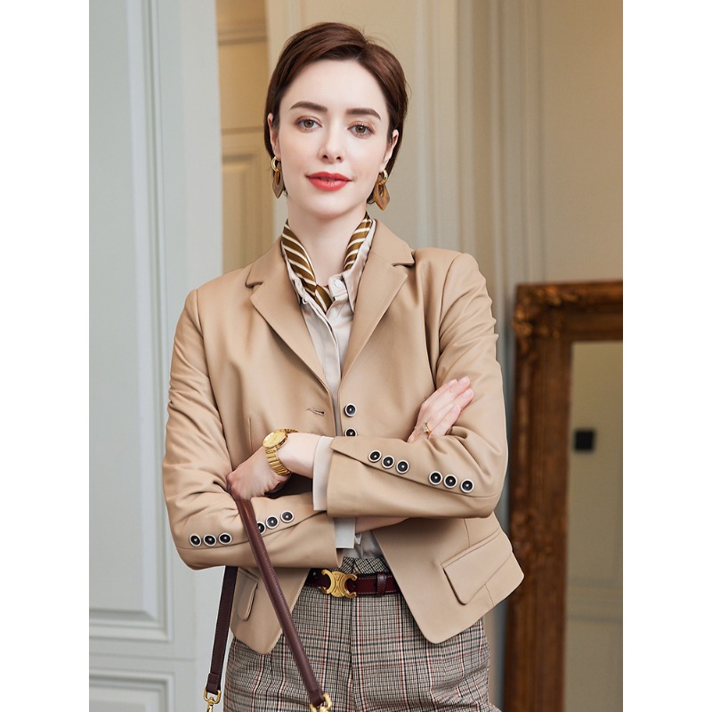 Veste courte et Slim en cuir p - Quality Winter Clothing Jacket avis et prix