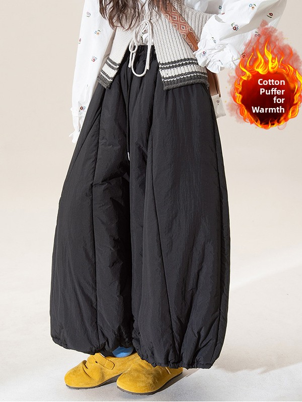 Pantalon large épaissi en coto - Winter Clothing Plus Size avis et prix