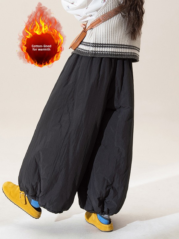 Pantalon large épaissi en coto - Winter Clothing Plus Size avis et prix