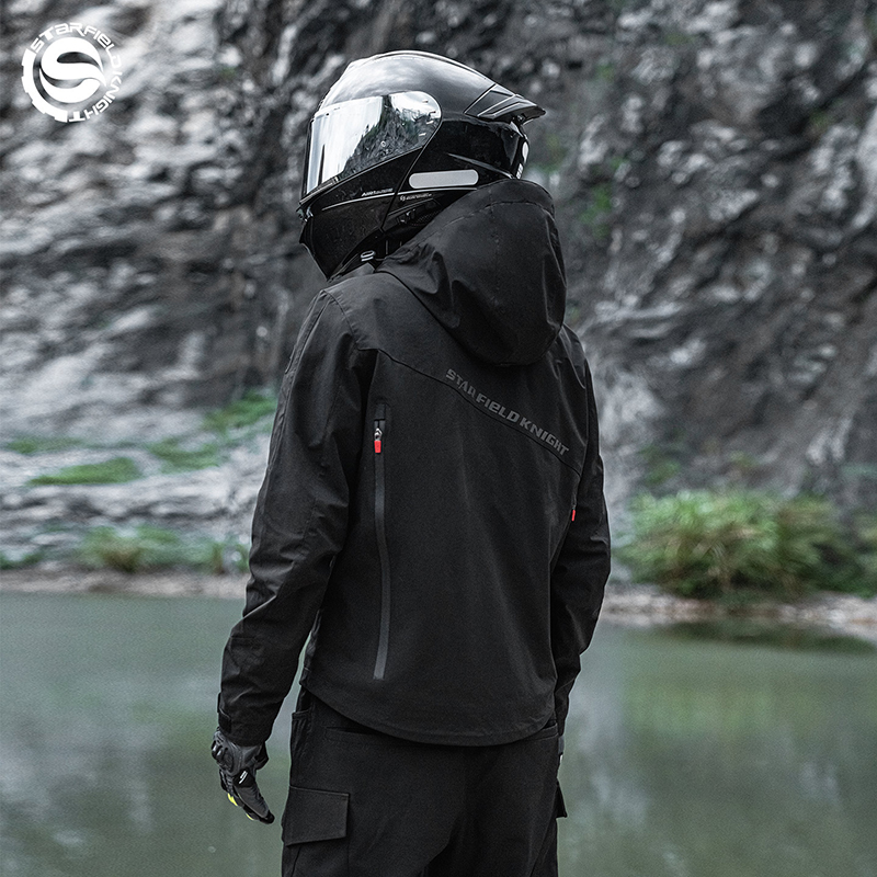 Blouson Moto Noir SFK en Tissu - Quality Winter Clothing Jacket avis et prix