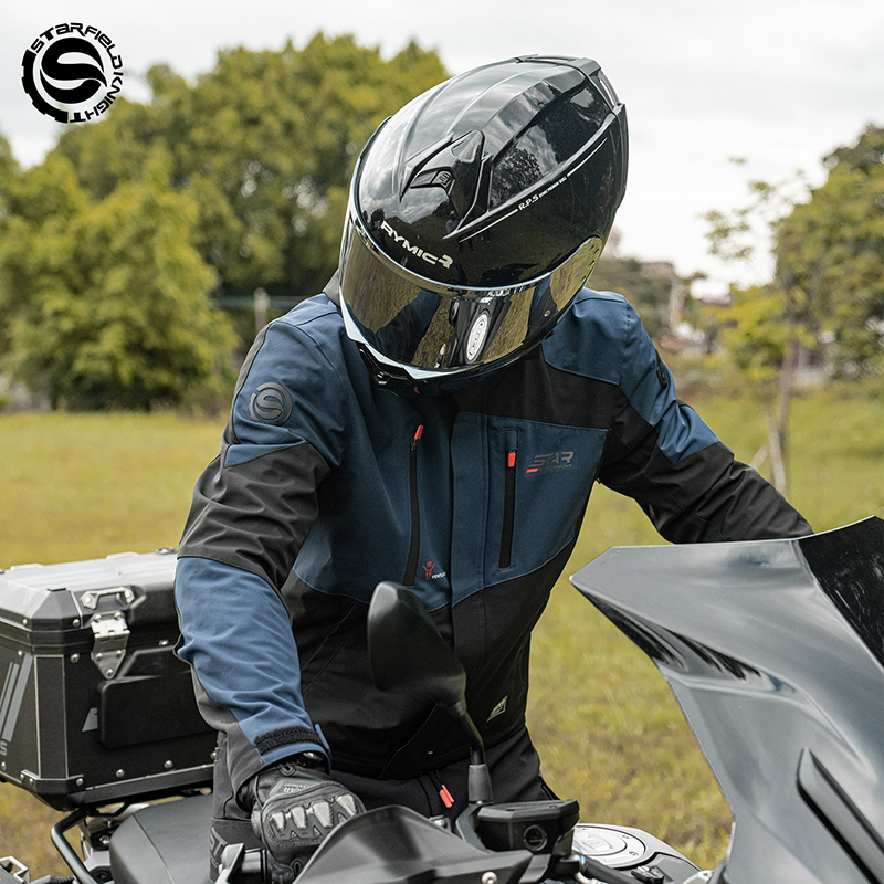 Blouson Moto Noir SFK en Tissu - Quality Winter Clothing Jacket avis et prix