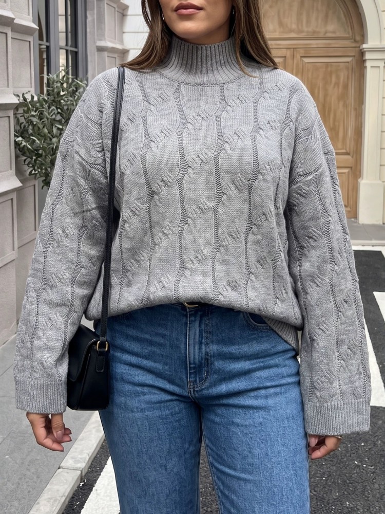 Pull tricoté décontracté à man - Winter Clothing Plus Size avis et prix