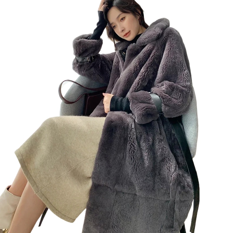 Haute qualité réel Rex fourrur - Quality Winter Clothing Jacket avis et prix