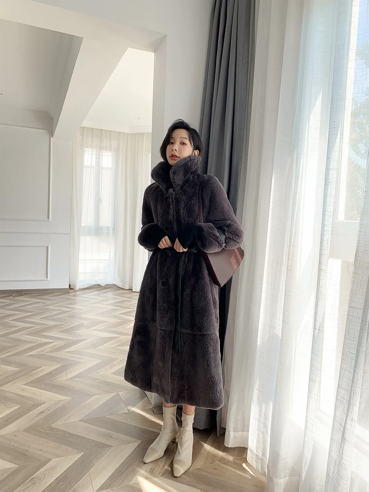 Haute qualité réel Rex fourrur - Quality Winter Clothing Jacket avis et prix