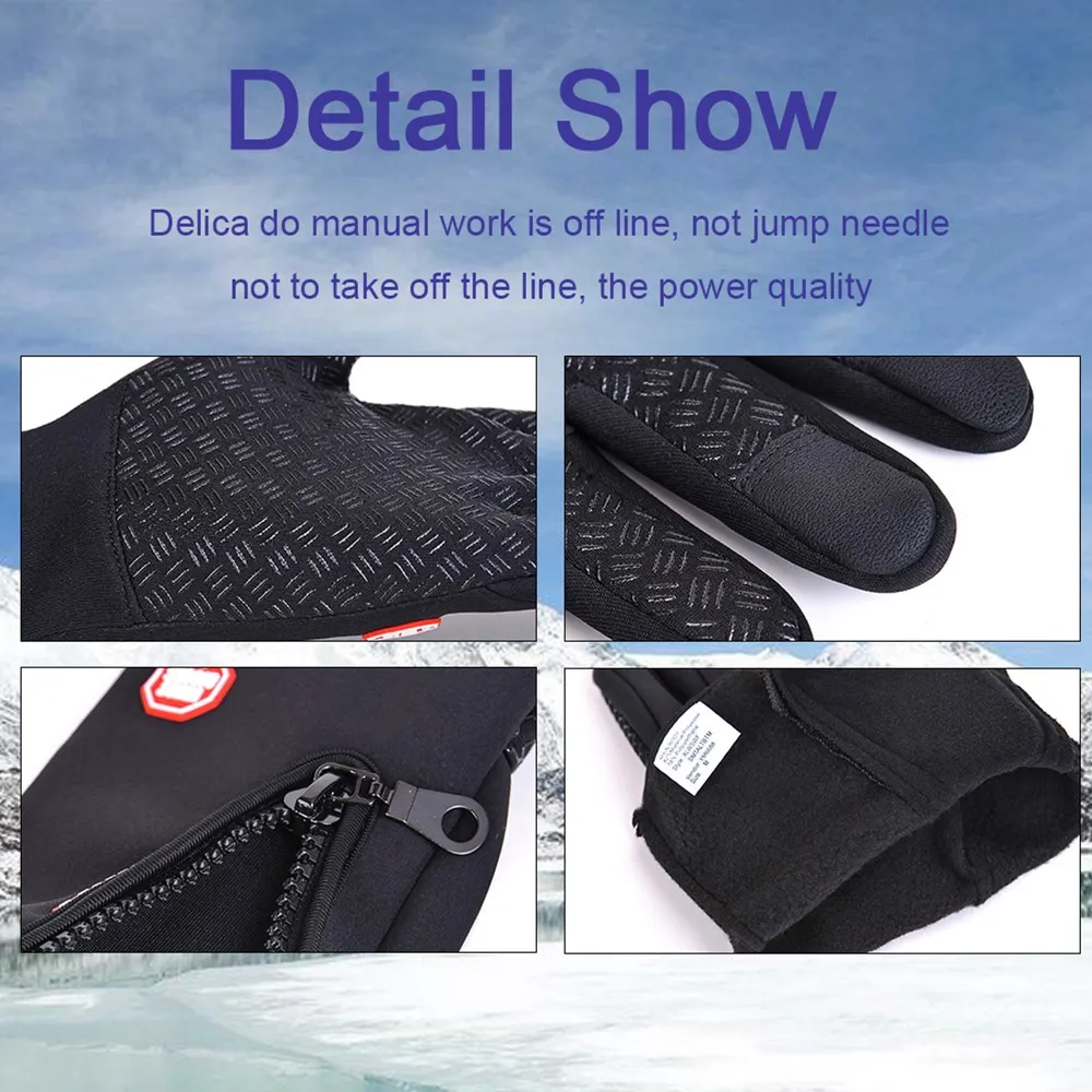 Gants de cyclisme d'hiver pour - Knit Glove Touch Screen avis et prix