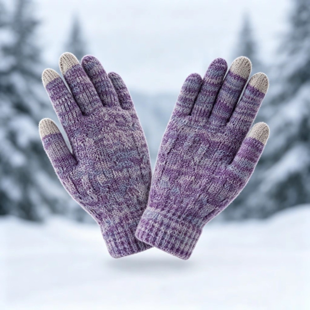 Ensemble de chapeaux et gants  - Knit Glove Touch Screen avis et prix