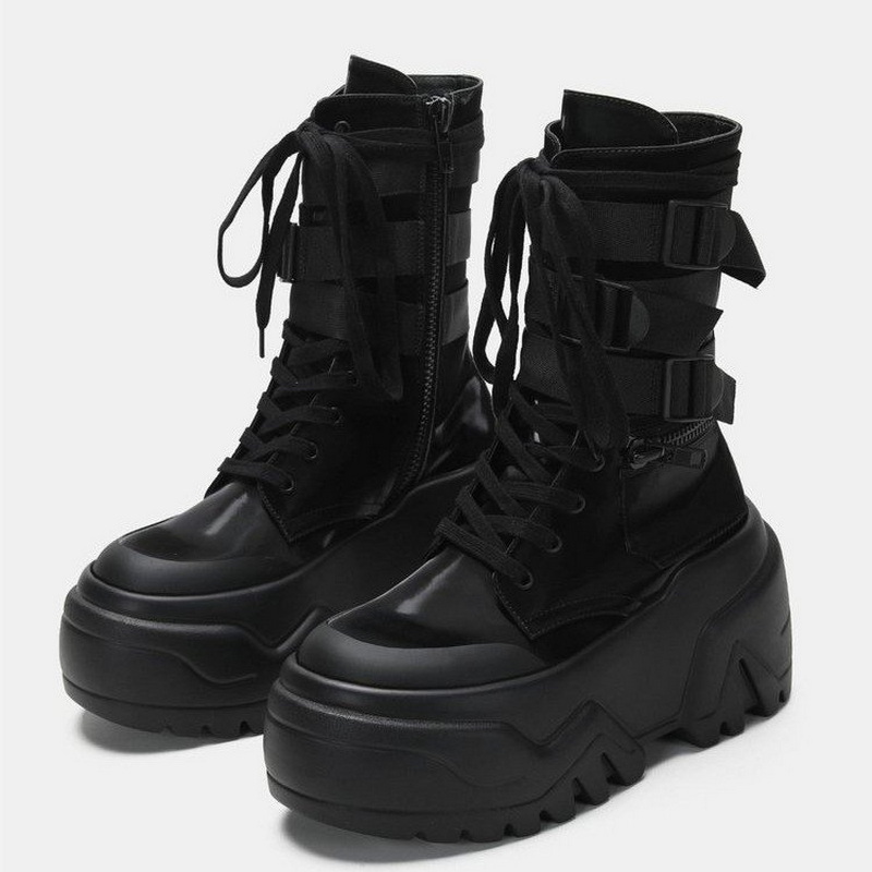 Bottes de moto à plateforme ép - Winter Clothing Korea avis et prix