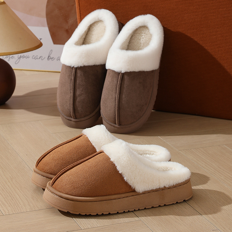 Chaussons en peluche unisexe 2 - Winter Clothing Korea avis et prix