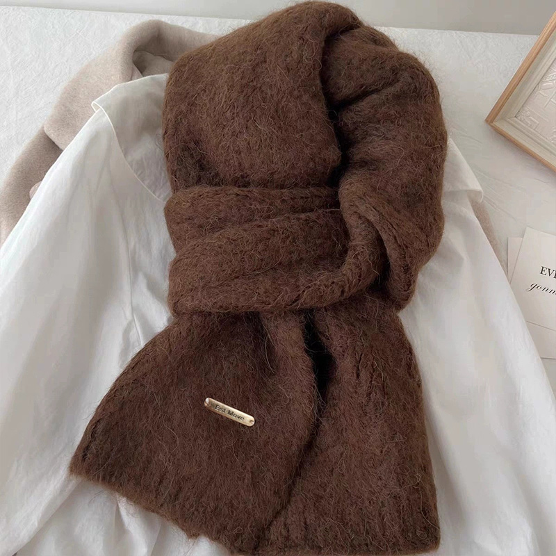 Écharpe tricotée polyvalente p - Winter Clothing Korea avis et prix