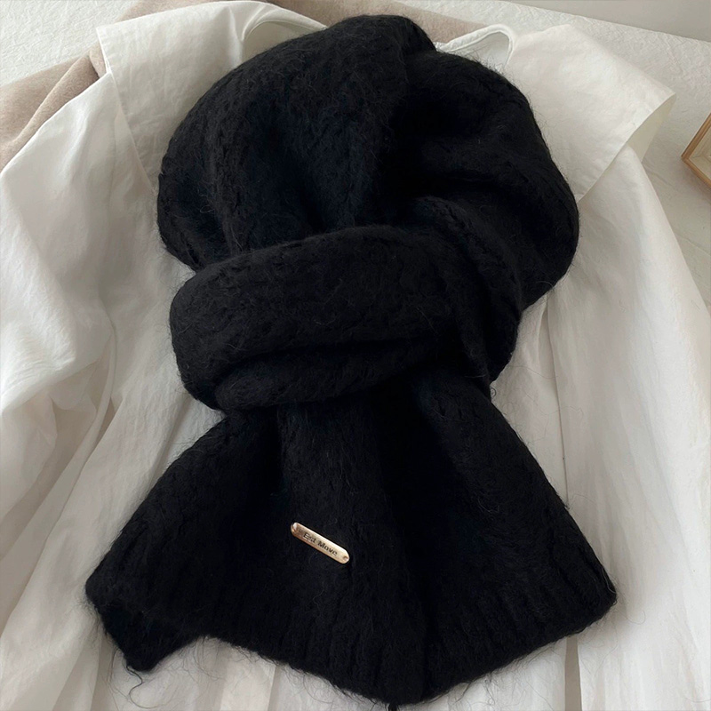 Écharpe tricotée polyvalente p - Winter Clothing Korea avis et prix