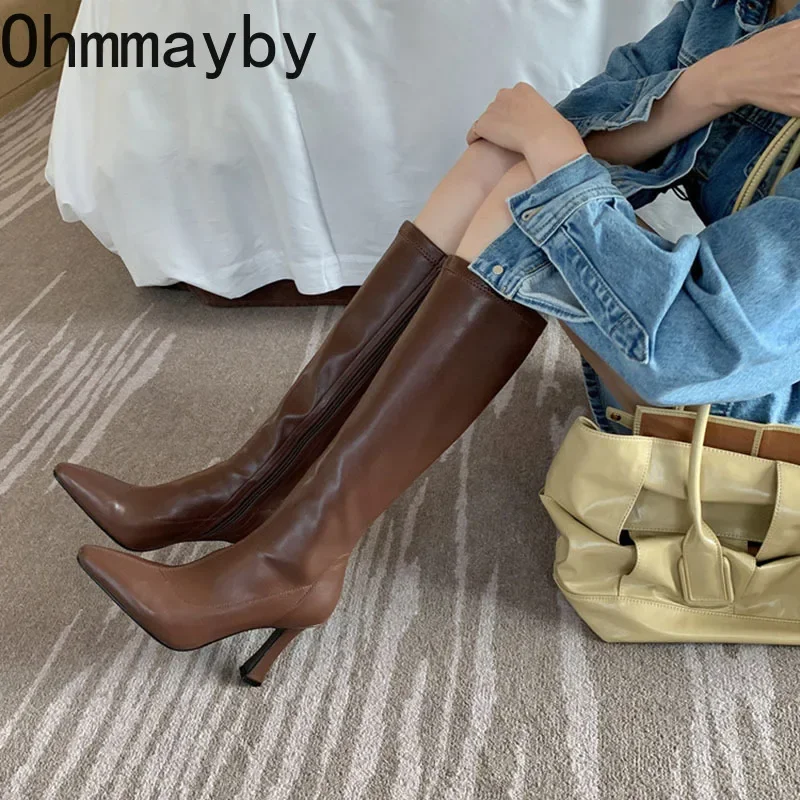 Bottes longues à talons hauts  - Winter Clothing Korea avis et prix