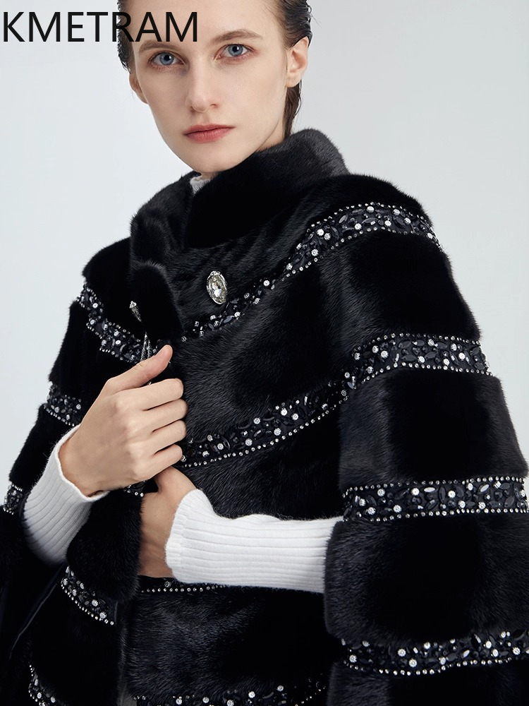 100% veste de fourrure de viso - Quality Winter Clothing Jacket avis et prix