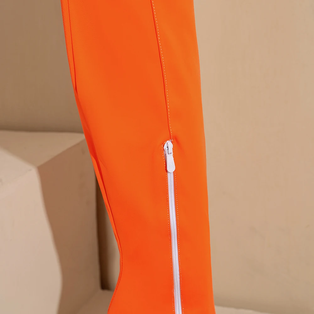 Nouveau hiver Glamour Orange j - Winter Clothing Ladies avis et prix