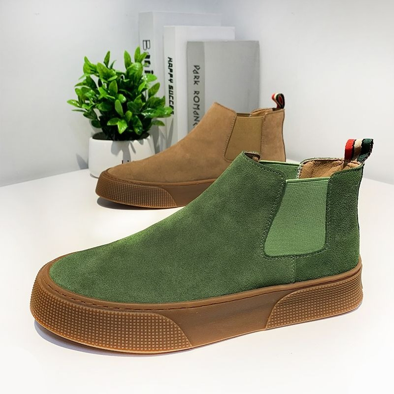 Bottes Chelsea montantes en da - Winter Clothing Korea avis et prix