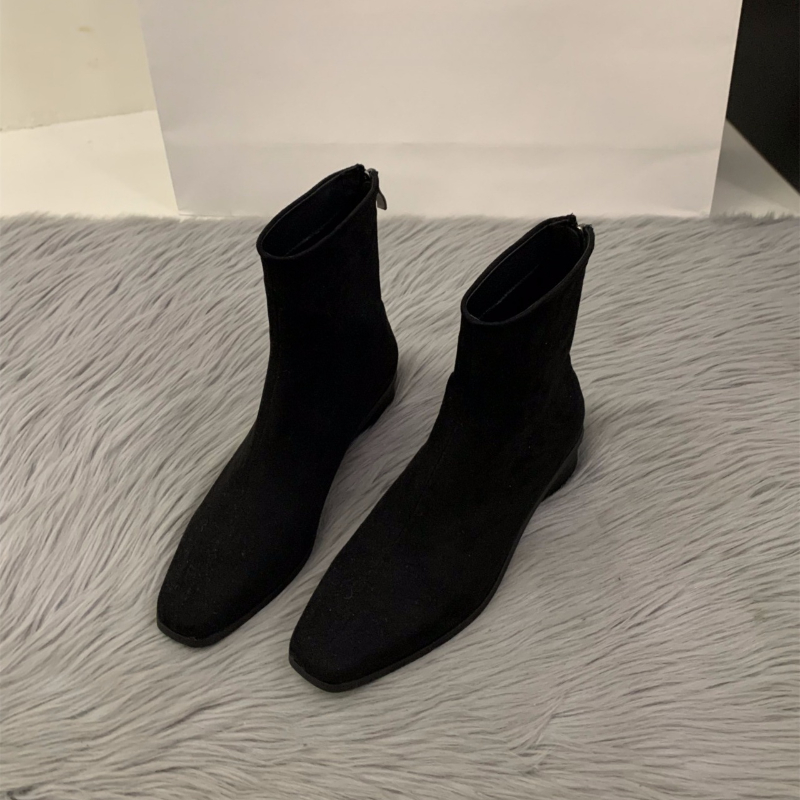 Botte nue couleur pêche avec f - Winter Clothing Korea avis et prix